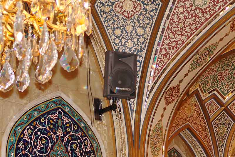 حرم-حضرت-رقیه-دمشق-اکوچنگ-سیستم-های-صوتی